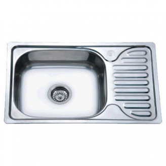 Мойка кухонная ZERIX Z6642-08-180E satin (ZX1600)