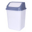 Контейнер для мусора VIOLET HOUSE 35х22,5х30 см WHITE-GREY (6619358) Калуш