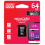 Карта пам'яті GoodRam microSDXC 64GB Class 10 UHS I (M1AA-0640R12) + SD адаптер (6475884) Бердичів