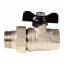 Кран кульовий з американкою прямий Remi 3/4” Миколаїв
