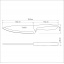 Нож Chef Tramontina Plenus 178 мм Light grey (6740787) Ізмаїл