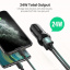 Автомобильное зарядное устройство Ugreen ED018 24W 2xUSB Car Charger Black (6689291) Суми