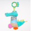Погремушка мягкая с прорезывателем Ks Kids Кроко 36 x 30 x 5 см Разноцветный (6710208) Херсон