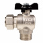 Кран шаровый с накидной гайкой угловой Remi 3/4” Житомир