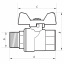 Кран шаровий 3/4" ГШБ (NF.721) NOLF (NF2949) Київ