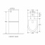 Унітаз-компакт Mixxus Premium Bevel-0402-R 670x390x880mm система змиву RIMLESS (MP6474) Житомир