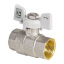 Кран шаровый KOER 1" ГГБ (KR.217.W) белый (KR0180) Хмельницкий