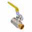 Кран кульовий ГШВ (газ) Waterpro WP607-15FML-Y - 1/2" FML (WP2931) Ізюм