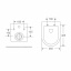 Унітаз підвісний Mixxus Premium Ellipse-0304-R 540x360x360mm система змиву Rimless (MP6466) Кропивницький