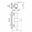 Змішувач для душу Zerix PUD5 146 (ZX0206) Суми