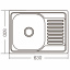 Мийка кухонна ZERIX Z6350-08-180E satin (ZM0563) Чернігів