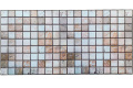 Декоративна ПВХ панель мозаїка під бежевий мармур Sticker Wall SW-00001433 960х480х4мм