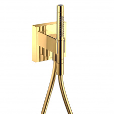 Ручний душ Axor Starck Organic з тримачем та шлангом, gold optic (12626990)
