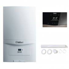 Пакетна пропозиція двоконтурний котел Vaillant ecoTEC pure VUW 246/7-2 + терморегулятор + димохід (0010023030 + 0010045479 + 0020219516)