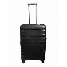 Чемодан дорожный Средний (М) Полипропилен Airtex 242 75л 65,5x46x27,5см Черный