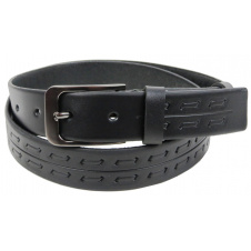 Мужской ремень Skipper 1473-35 132 см Черный (1882231455)