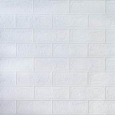 Фото - Самоклеющаяся 3D панель Sticker Wall под белый кирпич в рулоне 20000x700x3мм (R001-3-20) Самоклеющаяся 3D панель Sticker Wall под белый кирпич в рулоне 20000x700x3мм (R001-3-20)