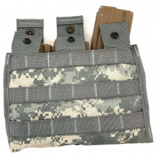 Подсумок тактический General для трех магазинов М4, М16, AR15 Three Mag Pouch пиксель