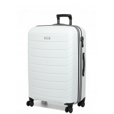 Чемодан дорожный Snowball 61303 Cologne L 92,5 л 75х49x28 см Белый