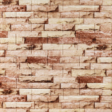 Самоклеющаяся стеновая 3D панель Sticker Wall SW-00001375 камень кладка 700х770х5 мм