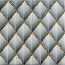 Фото - Панель стінова 3D 700х770х4мм ромби сірі (D) Sticker Wall SW-00001986 Панель стінова 3D 700х770х4мм ромби сірі (D) Sticker Wall SW-00001986