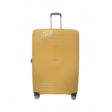 Валіза дорожня Гігант (XL) Поліпропілен Airtex 241 108л 75x52x32см Жовтий (Yellow)