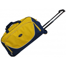 Сумка на колесах 57L Wallaby 10428-7 синя з жовтим