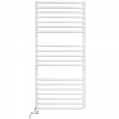 Рушникосушка електрична Luxrad Salto I 1200x430 біла 600W ліва (SIN12004309003ELVW600) Новомосковськ
