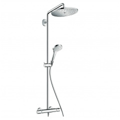 Душова система з термостатом для настінного монтажу Hansgrohe Croma Select 280 Air 1jet Showerpipe (26790000) Нова Прага