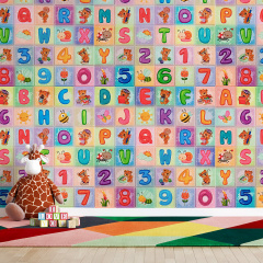 Набор панелей стеновых 3D Алфавит (2шт) 700*1400*4mm (D) Sticker Wall SW-00002352 Черкассы