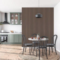 Декоративна стінова рейка Sticker Wall 160*23*3000мм (D) SW-00001538 Коричнева Новомосковськ