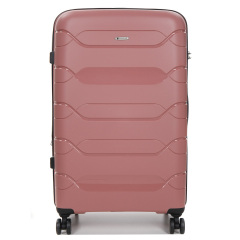 Валіза велика L поліпропілен Worldline Airtex 282 109л 74×47×30см Рожеве золото Ізмаїл