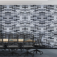 Самоклеюча 3D панель Sticker Wall під сірий цегла катеринослав 700х770х3мм Херсон