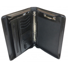 Папка формата A4 из кожзама JPB AK-03N Черная Свесса