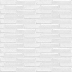 Самоклеюча 3D панель біла кладка Sticker Wall 19600х700х5мм Івано-Франківськ