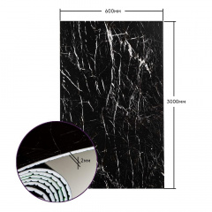 Самоклеюча стінова PET плитка в рулоні 600*3000*2mm SW-00001694 Sticker Wall Городок