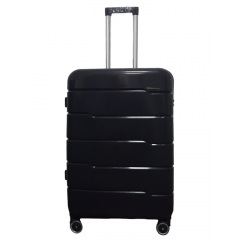 Чемодан средний M+ из полипропилена Milano bag 0305 84л Чёрный Буча