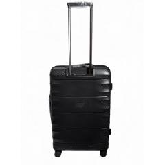 Чемодан дорожный Средний (М) Полипропилен Airtex 242 75л 65,5x46x27,5см Черный Житомир