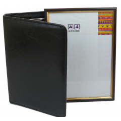 Папка формату А5 зі шкірозамінника JPB AK-05-55123 Чорна Буча