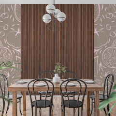 Декоративная стеновая рейка Sticker Wall 160*23*3000мм (D) SW-00001536 Коричневая Черкассы