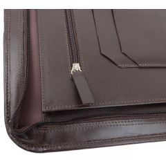 Шкіряна ділова папка Portfolio Port1022 Коричнева Черкаси