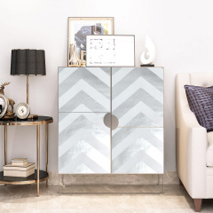 Самоклеюча плівка Sticker Wall SW-00001221 Срібло 0,45х10м Балаклія