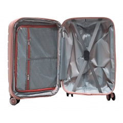 Чемодан маленький S полипропилен Milano bag 0306 56×35×24см 33л Розовый Хуст
