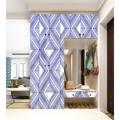 Самоклеюча плівка Sticker Wall SW-00001257 Зелені ромби 0,45х10м Львів