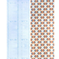 Самоклеюча плівка Sticker Wall SW-00001220 Помаранчеві квіти 0,45х10м Курінь