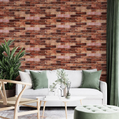Панель стінова 3D Sticker Wall 700х770х3 мм Коричнево-бежевий 179-3 (D) SW-00001771 Житомир