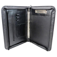 Папка шкіряна ділова Portfolio Port1022 Чорна Івано-Франківськ