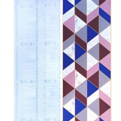 Самоклеюча плівка Sticker Wall SW-00001225 Рожеві трикутники 0,45х10м Київ