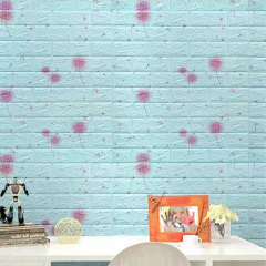 Самоклеюча 3D панель Sticker Wall SW-00001362 Блакитні кульбаби 700х770х4мм Павлоград