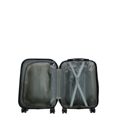 Чемодан Малый (S) Поликарбонат под Ручную кладь Worldline Airtex 809 Zebra 44 л 54x39x23 см Разноцветный Хмельницький